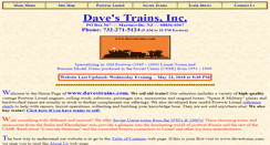 Desktop Screenshot of davestrains.com